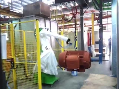 Robot lakierniczy GR650 stosowany w przemyśle silników części metalowych