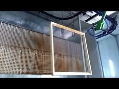 GR6160 Roboty lakierowe z technologią AXPS stosowane w przemyśle meblowym do płaskich drewnianych elementów roboczych