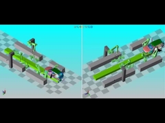 rozwiązanie do malowania warsztatowe z kluczem obrotowym technologia symulacji offline